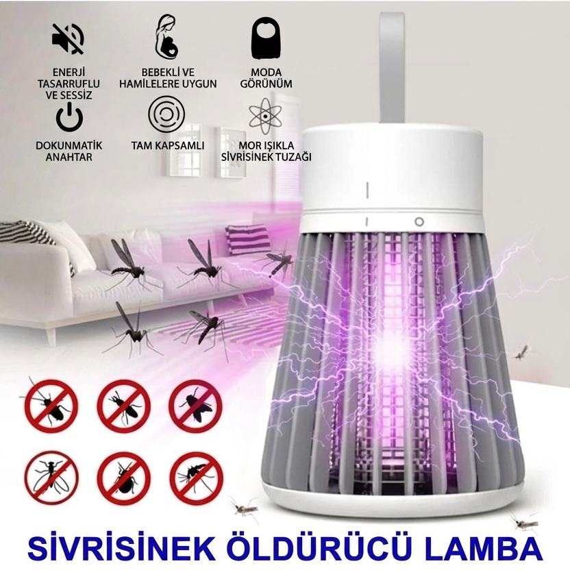 Elektrikli Sivrisinek Kovucu – UV Işıklı
